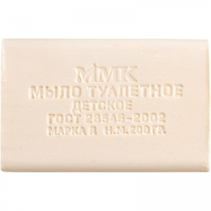 Мыло кусковое туалетное ММК "Детское", 200г, в упаковке, 1шт.