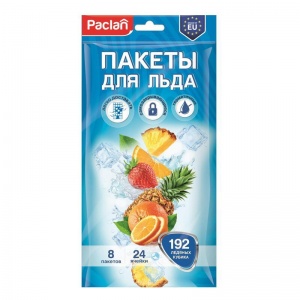 Пакет фасовочный Paclan ПВД, 22мкм, 13x27.5см, 8шт.